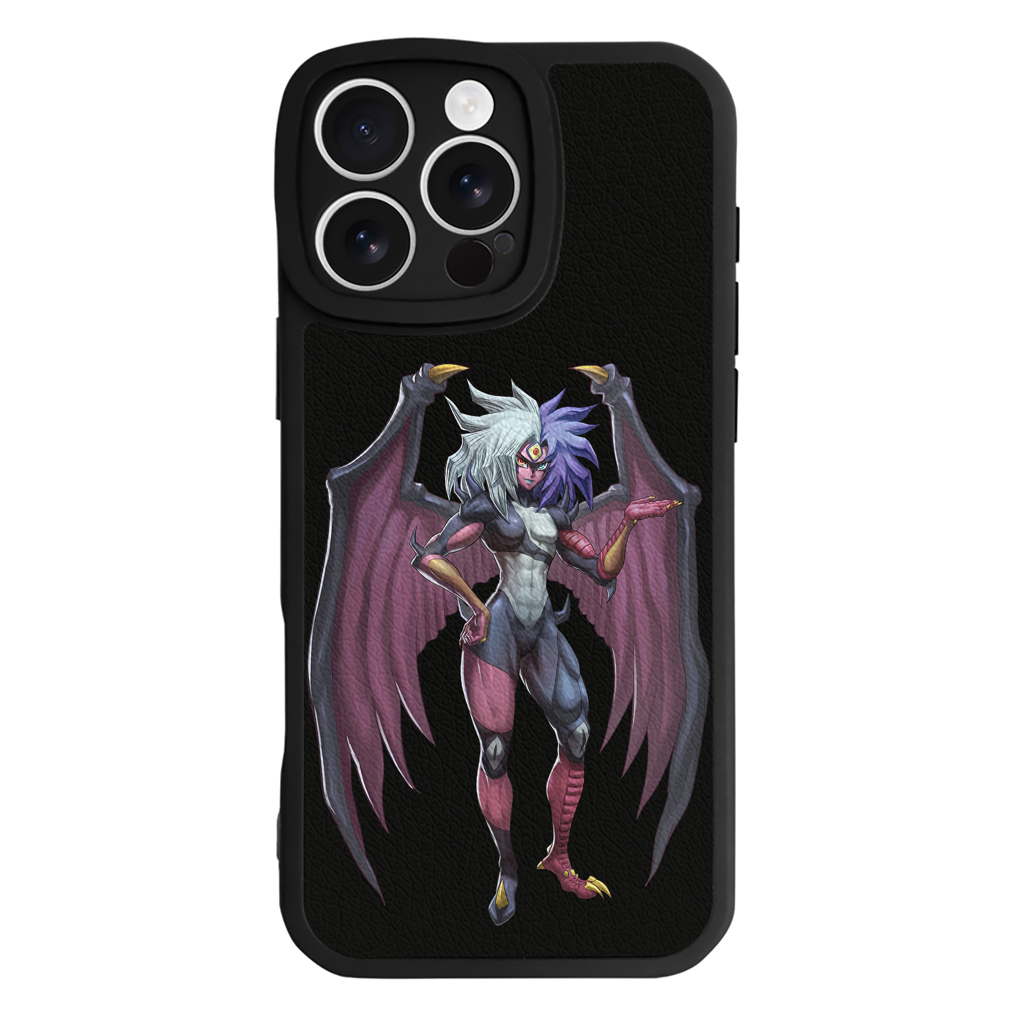 （画像用） 遊☆戯☆王 Yu-Gi-Oh! 【iPhone 16シリーズ対応】シリコンスマホケース（レザー調） 材質：シリコン